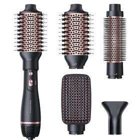 Wavytalk Hair Dryer Brush Set with four styling heads
