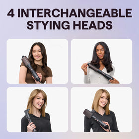 Wavytalk Hair Dryer Brush showing paddle brush head