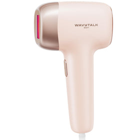 Wavytalk IPL Hair Removal Device front view in pink