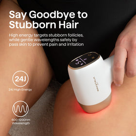 Wavytalk IPL Hair Removal Device showing controls