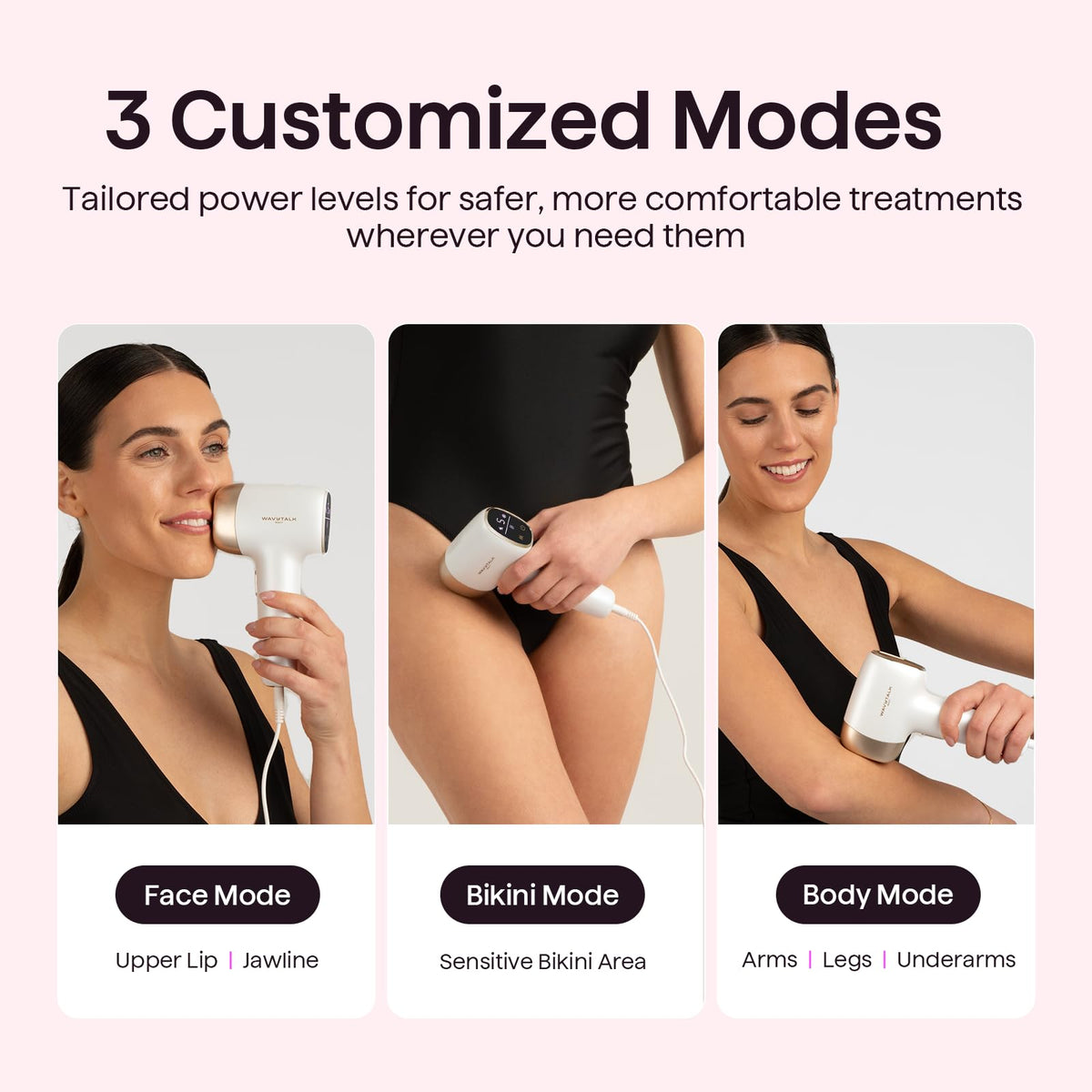 Wavytalk IPL Hair Removal Device with user instructions