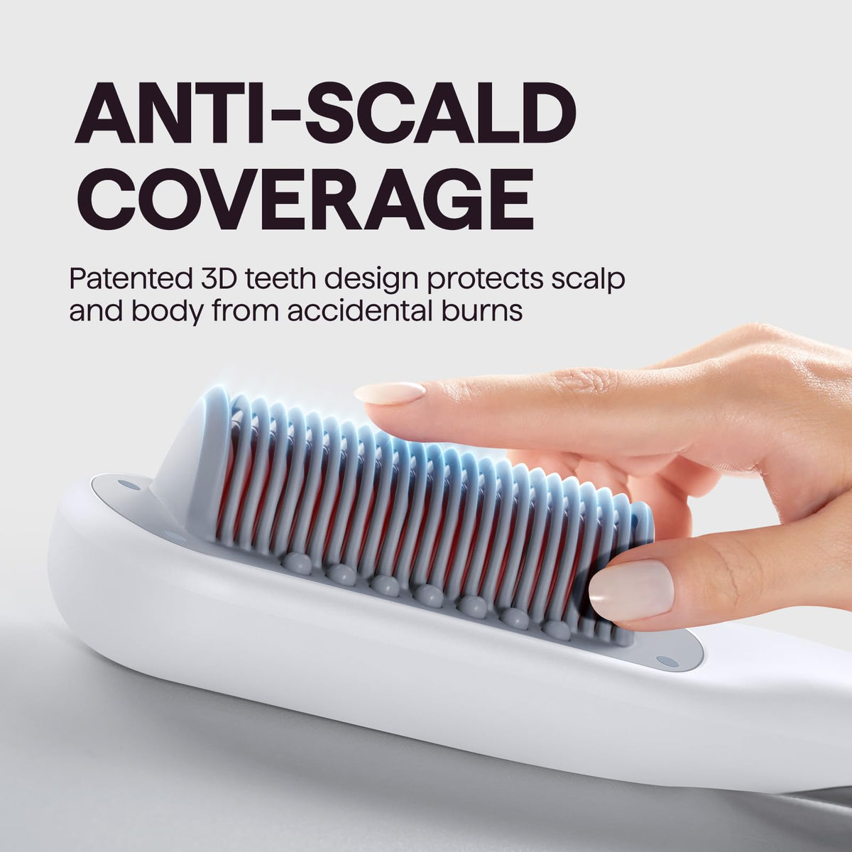 Wavytalk Pro Steam Hair Straightener Brush with accessories