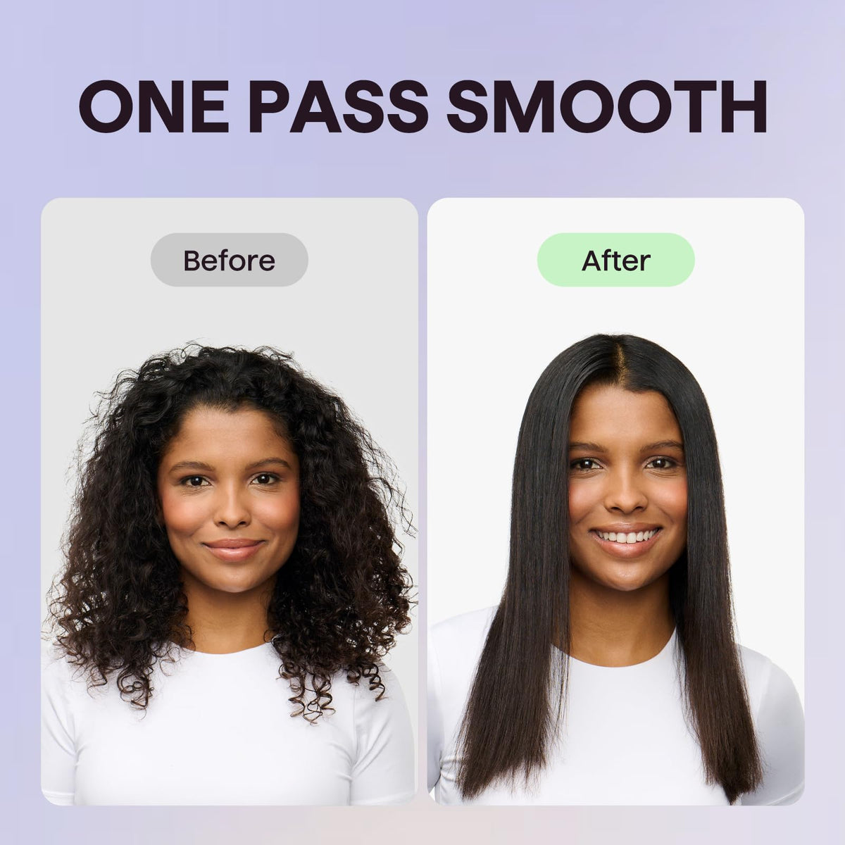 wavytalk Steam Hair Straightener side view