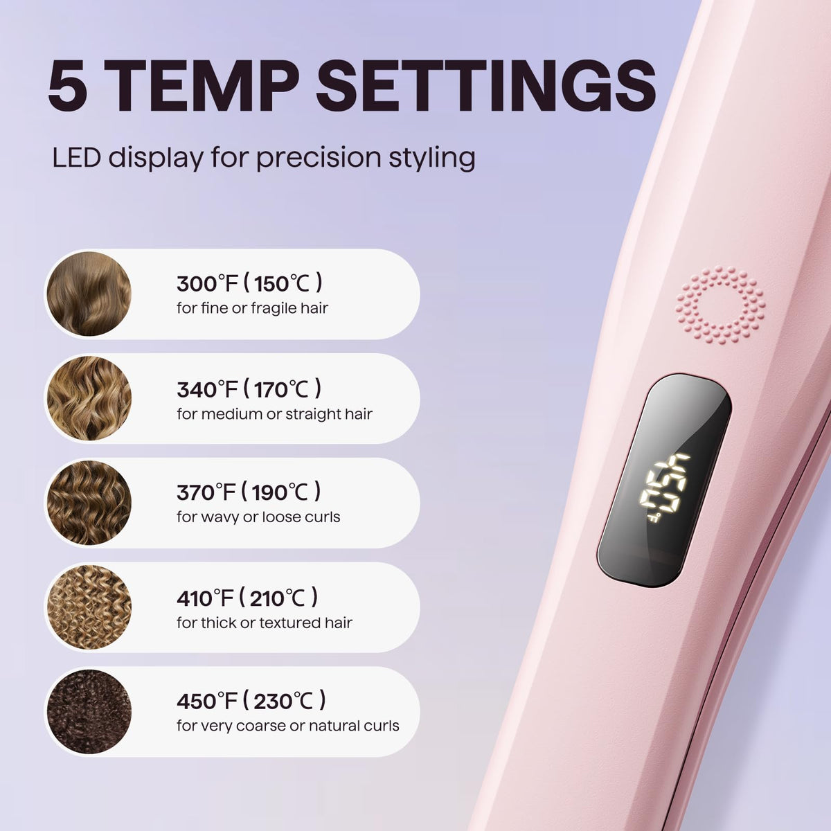 wavytalk Steam Hair Straightener water fill bottle