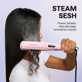 wavytalk Steam Hair Straightener with detachable comb