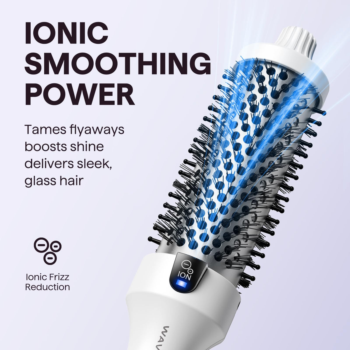 Wavytalk Thermal Brush 1.5-inch back view with cord