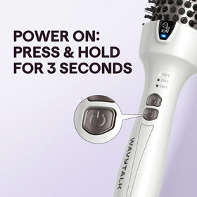 Wavytalk Thermal Brush Blowout Express 1.5-inch travel-friendly design