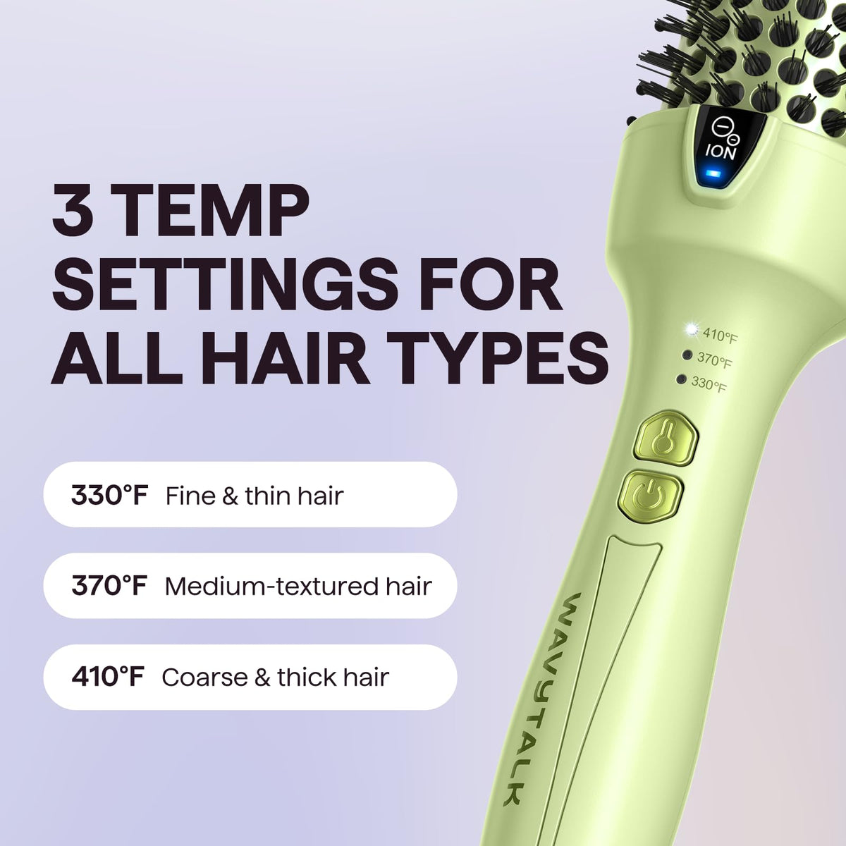 Wavytalk Thermal Brush Blowout Express with travel case