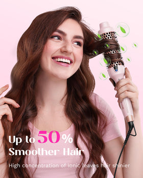 Wavytalk Thermal Brush side view with ceramic barrel
