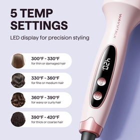 Wavytalk Thermal Brush with heated bristles close-up