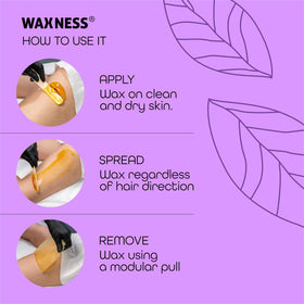 Wax Necessities Film Hard Wax Beads 2.2 lb package back view