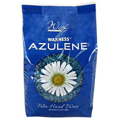 Wax Necessities Film Hard Wax Beads Azulene 2.2 lb front view
