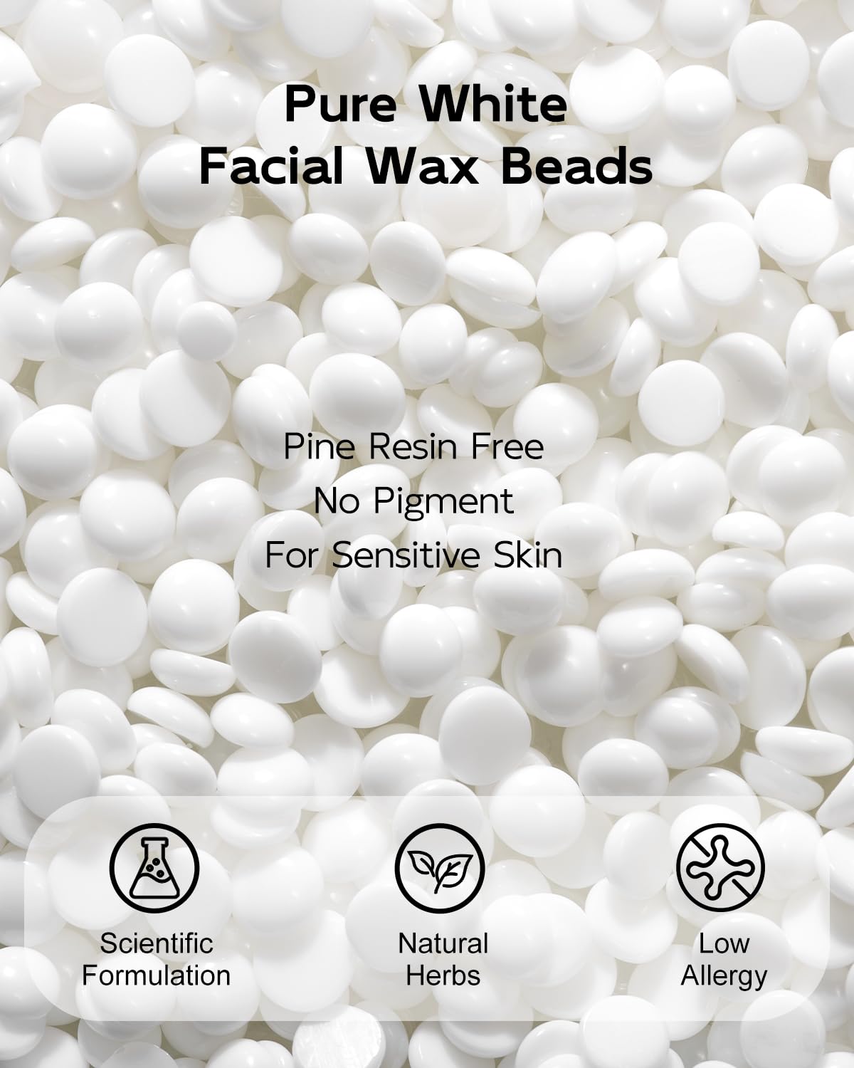 waxfans Waxing Kit with gentle wax beads