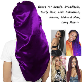 Wbfwbb bonnets worn by a model with long hair