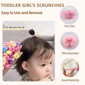 WDGROW Baby Hair Ties in resealable bag