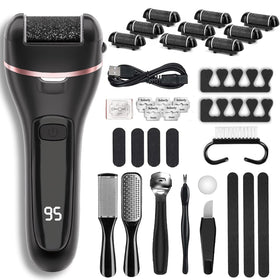 Wea&Hea Electric Foot Callus Remover with roller heads and tools