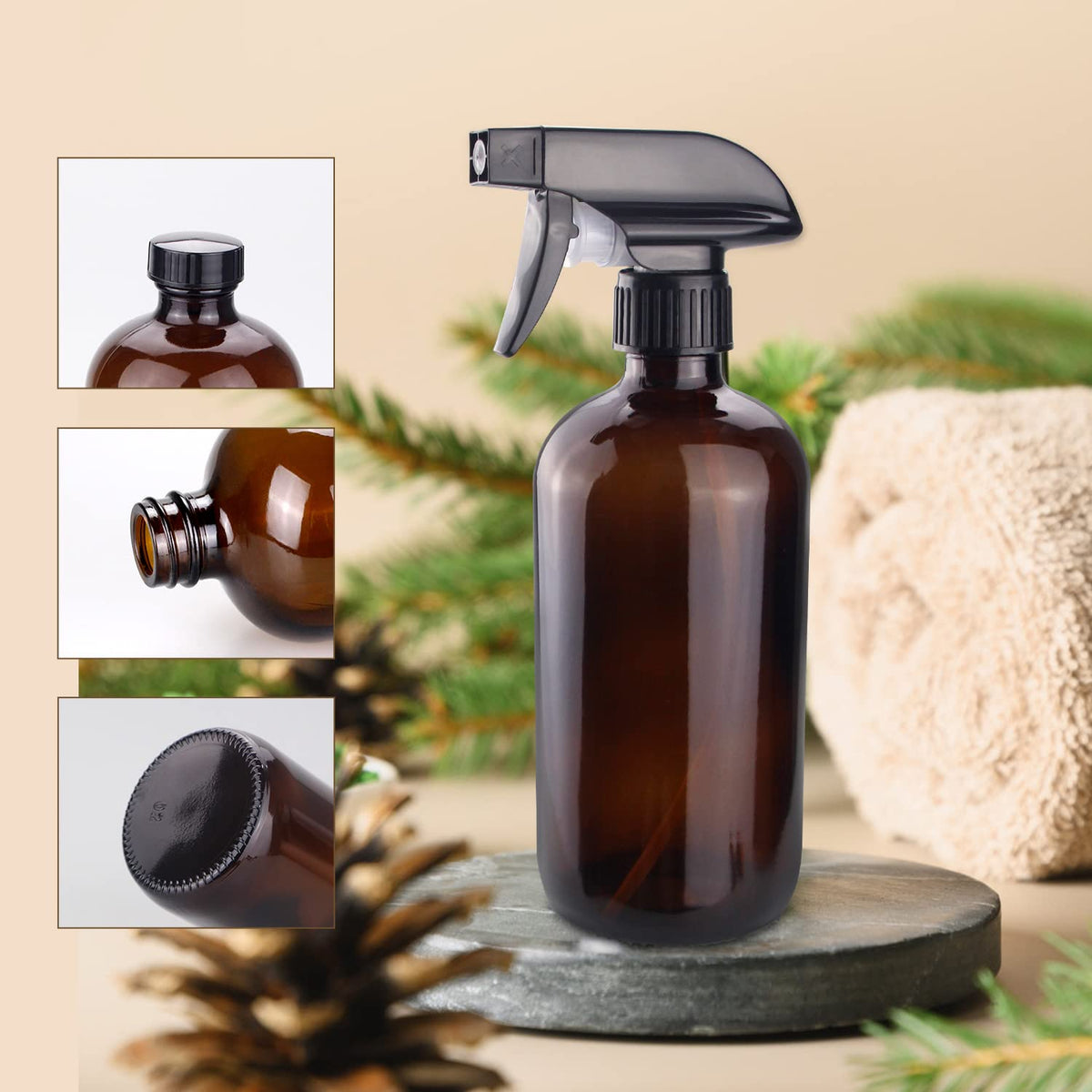 Wedama 16 oz spray bottle side view