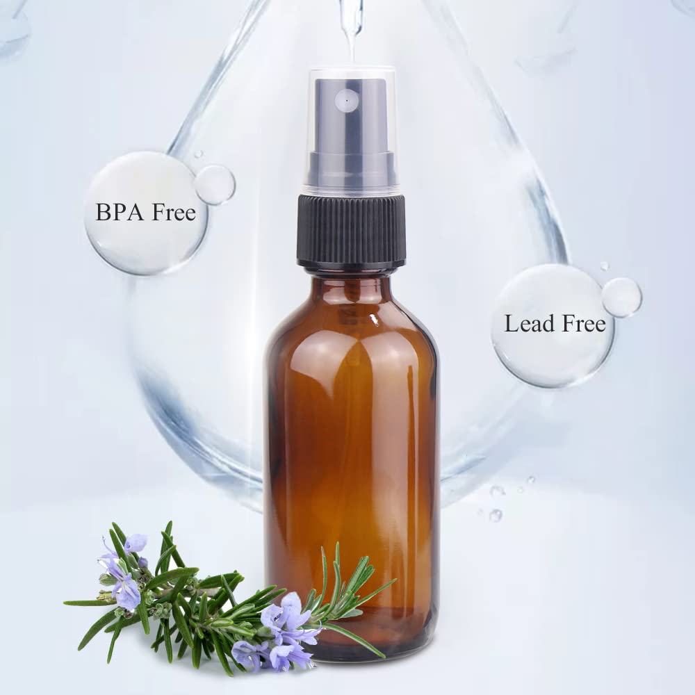 Wedama amber glass spray bottle with essential oils