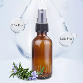 Wedama amber glass spray bottle with essential oils
