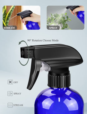 Wedama Glass Spray Bottle adjustable nozzle close-up