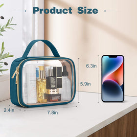 Wedama toiletry bag open showing travel essentials