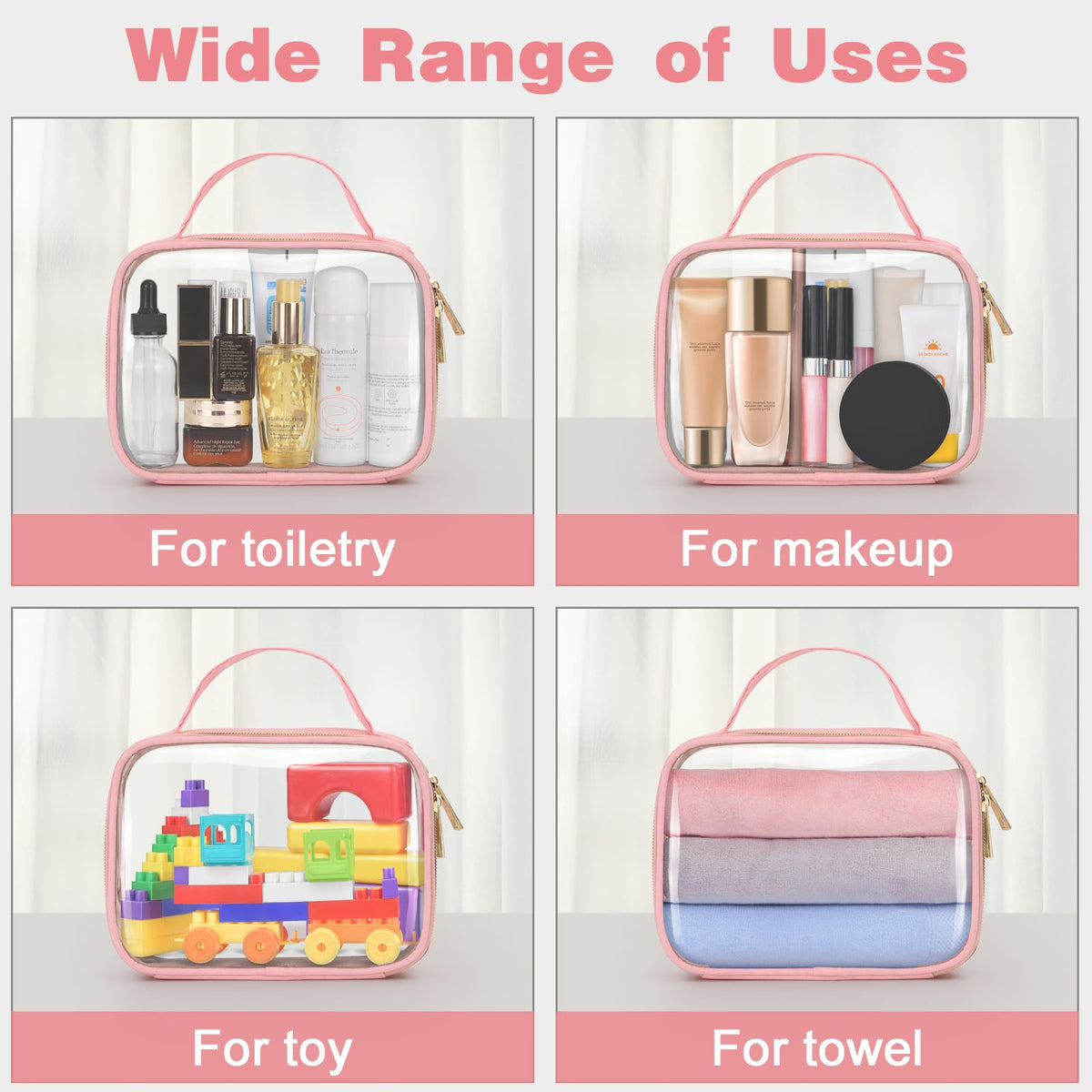 Wedama toiletry bag placed in a suitcase