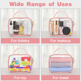 Wedama toiletry bag placed in a suitcase