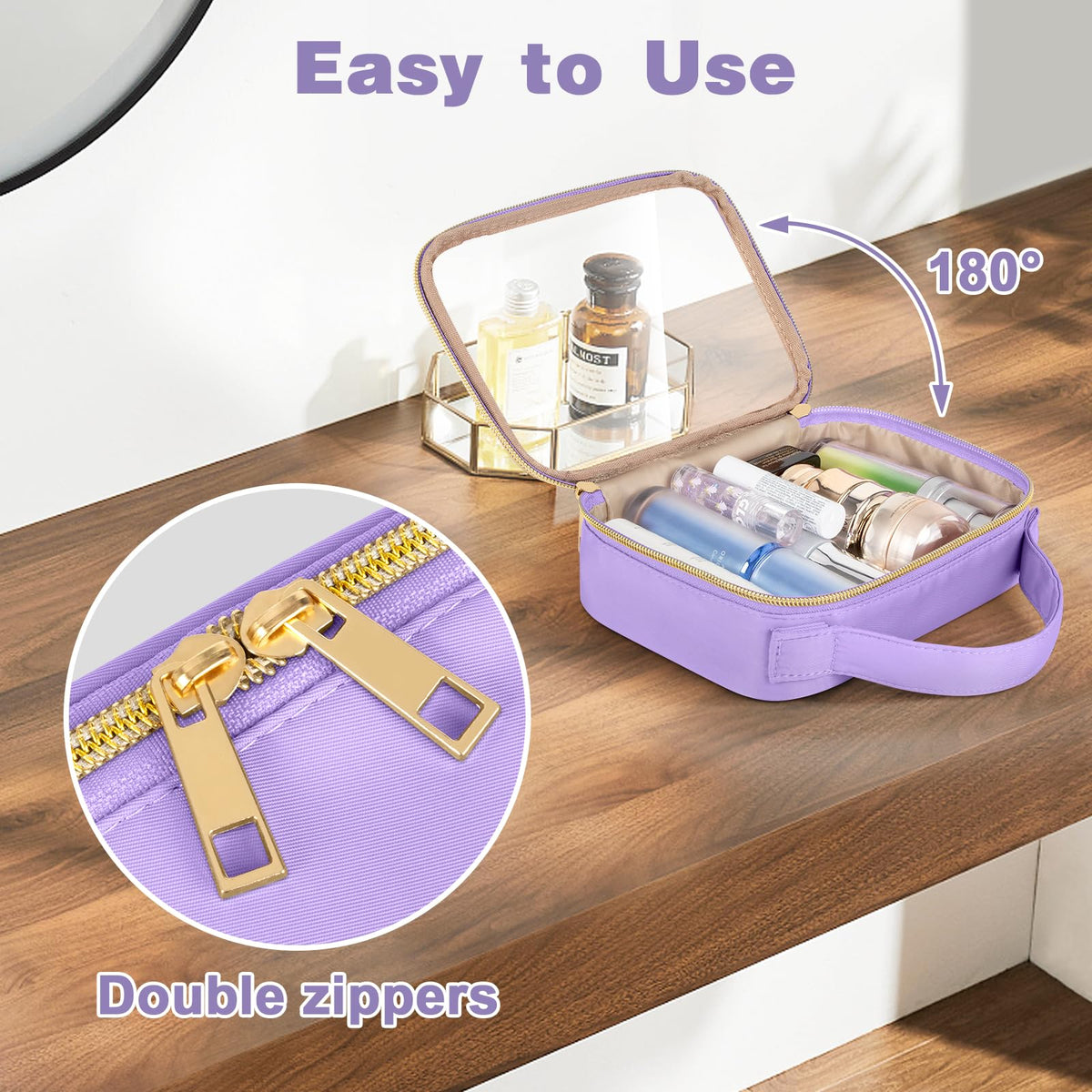 Wedama toiletry bag set displayed alongside travel essentials