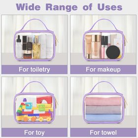 Wedama toiletry bag with various cosmetics inside