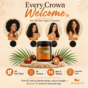 WEEMOTD Raw Batana Oil packaging details