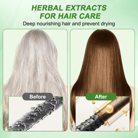WEILNELL Light Brown Hair Dye Shampoo before and after results