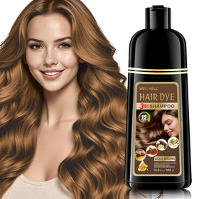 WEILNELL Light Brown Hair Dye Shampoo front view