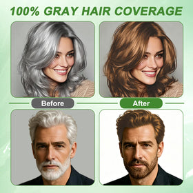 WEILNELL Light Brown Hair Dye Shampoo packaging details