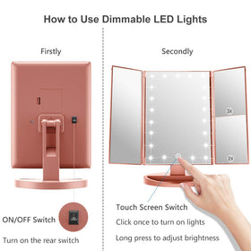 WEILY Makeup Mirror USB cable included