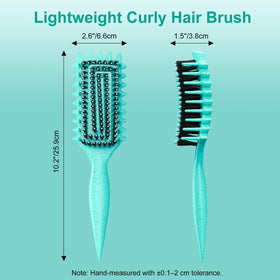 Weldilgit Curly Hair Brush in a travel bag