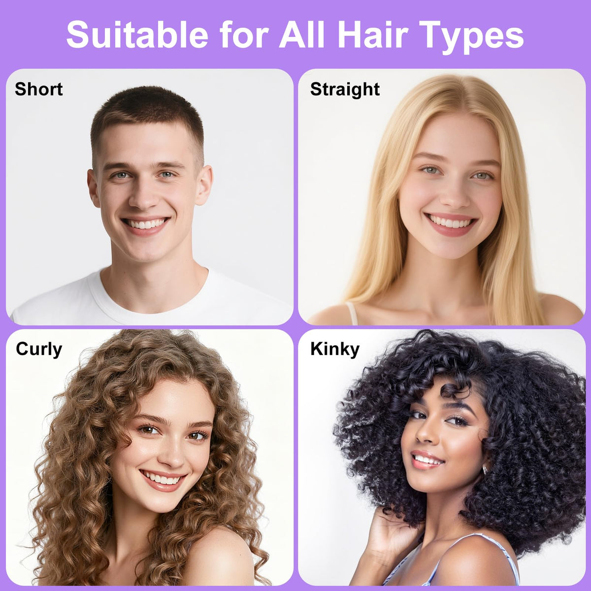 Weldilgit Curly Hair Brush in travel bag