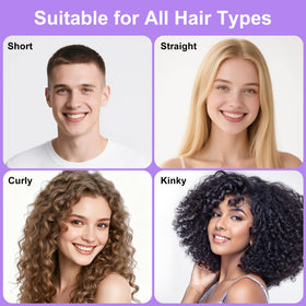 Weldilgit Curly Hair Brush in travel bag