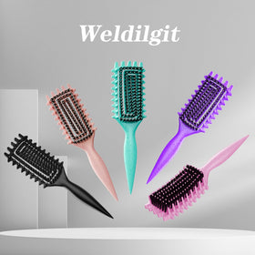 Weldilgit Curly Hair Brush in vibrant candy colours