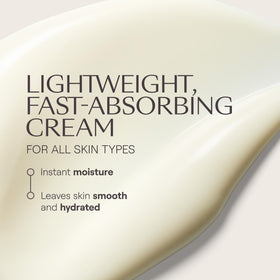 Weleda Skin Food Light Cream showing texture on hand