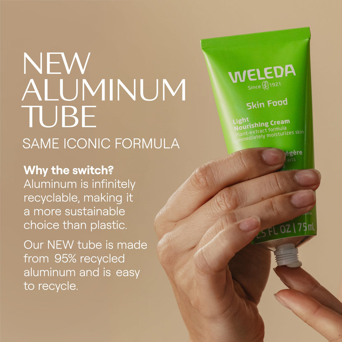 Weleda Skin Food Light Nourishing Body Cream 2.5oz packaging