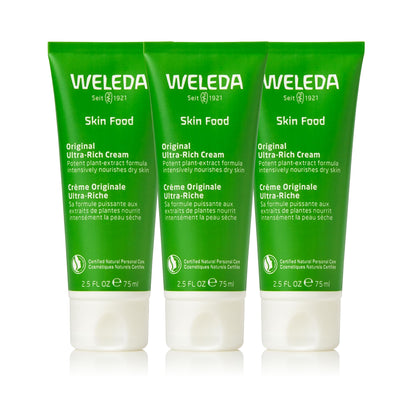 Weleda Skin Food Original 3-Pack body cream front view
