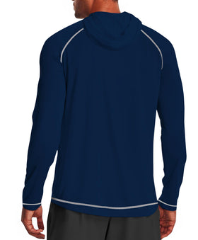 WELIGU Men's UPF 50+ Sun Protection Hoodie back view