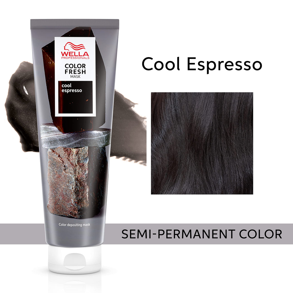Wella Color Fresh Mask application on blonde hair