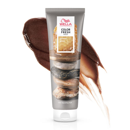 Wella Professionals Color Fresh Mask Golden Gloss 5 Fl Oz front view