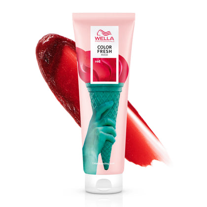 Wella Professionals Color Fresh Mask Red 5 Fl Oz front view