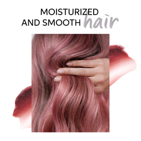 Wella Professionals Color Fresh Mask Rose Blaze application on hair