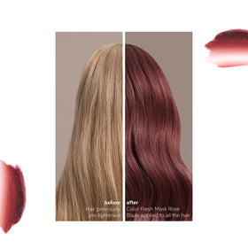 Wella Professionals Color Fresh Mask Rose Blaze on bathroom shelf