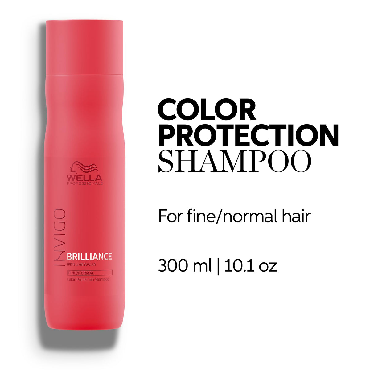 Wella Professionals Invigo Brilliance Shampoo packaging side view
