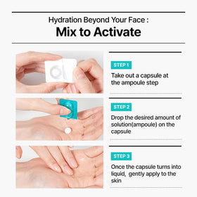 WELLAGE Hyper PDRN serum capsules in use