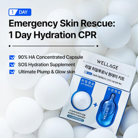 WELLAGE Real Hyaluronic Acid Hydrate serum application process